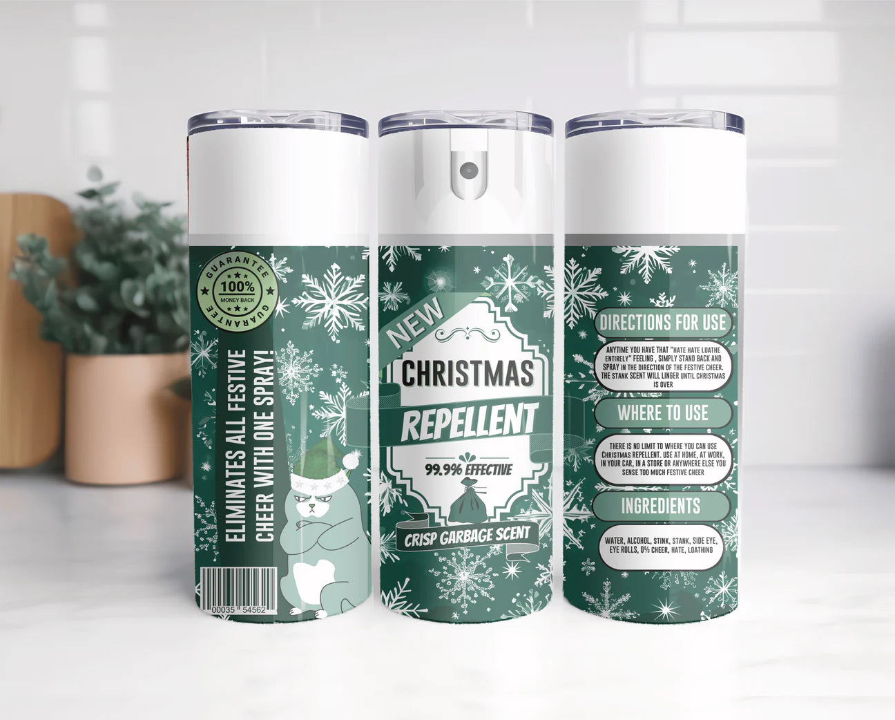 20oz Christmas Spray Tumbler